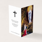 Katholieke Kaarten | Onze Lieve Vrouw Lourdes 1 (Buitenkant)