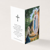 Katholieke Kaarten | Onze Lieve Vrouw Lourdes 2 (Buitenkant)