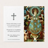 Katholieke Kaarten | Onze Lieve Vrouw van Lledo (Buitenkant ongevouwen)