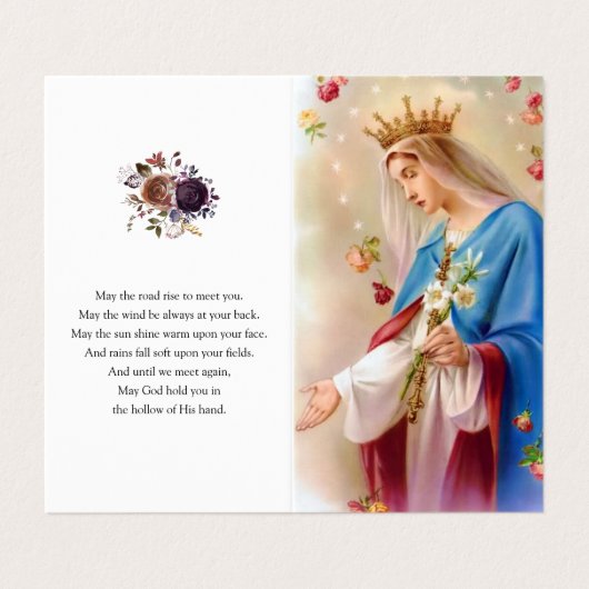 Katholieke Kaarten | Rozenkransen (Buitenkant ongevouwen)