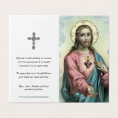 Katholieke Kaarten | Sweet Heart Jesus (Buitenkant ongevouwen)