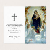 Katholieke Kaarten | Virgin & Angels (Buitenkant ongevouwen)