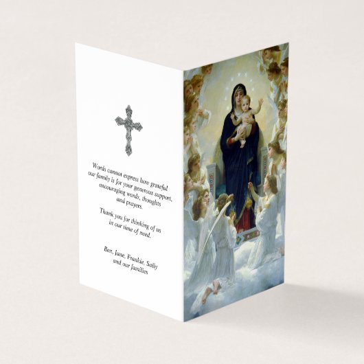 Katholieke Kaarten | Virgin & Angels (Buitenkant)