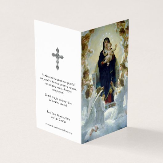 Katholieke Kaarten | Virgin & Angels (Buitenkant)