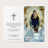 Katholieke Kaarten | Virgin & Angels (Buitenkant ongevouwen)