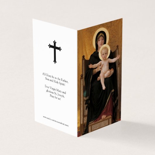 Katholieke Kaarten | Virgin & Child (Buitenkant)