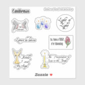 Katholieke Kandlemas Feast Religieuze Kerst Sticker (Vel)