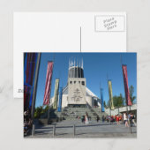Katholieke kathedraal - Liverpool Briefkaart (Voorkant / Achterkant)