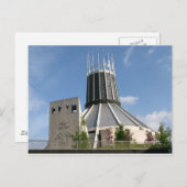 Katholieke kathedraal - Liverpool Briefkaart (Voorkant / Achterkant)