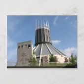 Katholieke kathedraal - Liverpool Briefkaart (Voorkant)