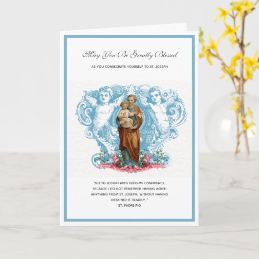 katholieke kerk naar St. Joseph Religious Kaart (Gele Bloem)