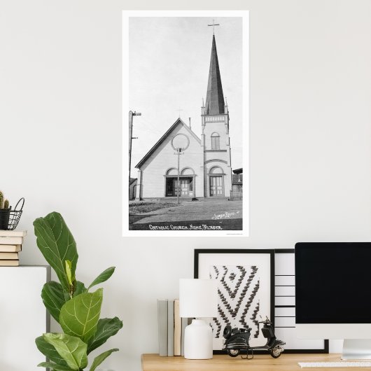 Katholieke Kerk Nome Alaska 1921 Poster (Thuiskantoor)