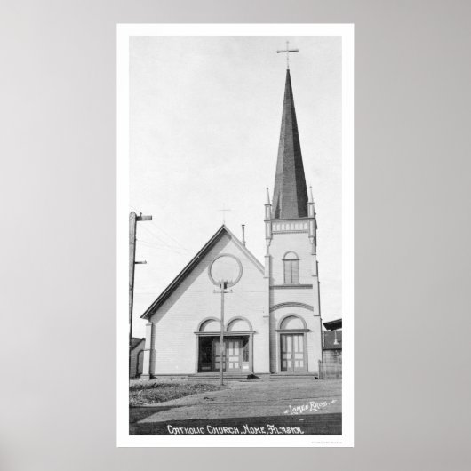 Katholieke Kerk Nome Alaska 1921 Poster (Voorkant)