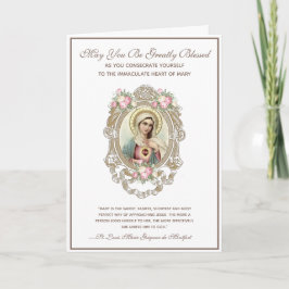 Katholieke kerk tegen Maagd Mary Religious Kaart