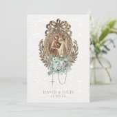  Katholieke Kerk Trouwmunt Lavendel Kaart (Staand voorkant)