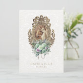  Katholieke Kerk Trouwmunt Lavendel Kaart (Staand voorkant)