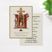 Katholieke kerk van Guadalupe, in Spanje Visitekaartje (Bureau)