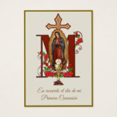 Katholieke kerk van Guadalupe, in Spanje Visitekaartje (Voorkant)