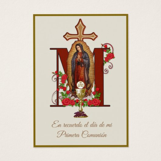 Katholieke kerk van Guadalupe, in Spanje Visitekaartje (Voorkant)