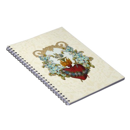 Katholieke Kerk van Mary  Floral Notitieboek (Rechterzijde)