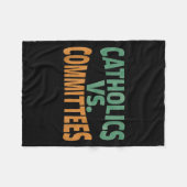 Katholieke Kerk Versus Comités Fleece Deken (Voorkant (Horizontaal))
