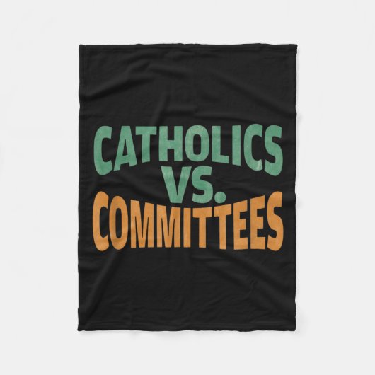 Katholieke Kerk Versus Comités Fleece Deken (Voorkant)
