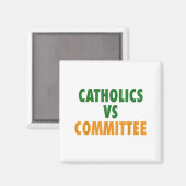 Katholieke Kerk Versus Comités Magneet (Voorkant / Achterkant)