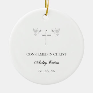 Katholieke Kerkbevestiging Kerst  Keramisch Ornament