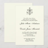 katholieke kerkelijke legante weddenschap kaart (Voorkant / Achterkant)