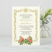 katholieke kerkelijke legante weddenschap kaart (Staand voorkant)