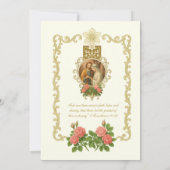 katholieke kerkelijke legante weddenschap kaart (Achterkant)