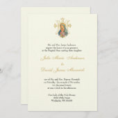 katholieke kerkelijke legante weddenschap kaart (Voorkant / Achterkant)