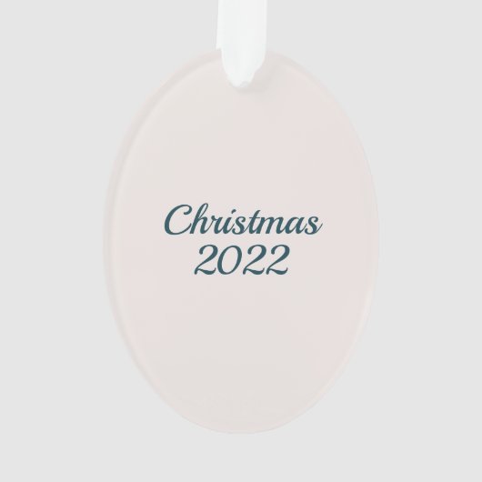 Katholieke Kerst 2022 Zilzame Night Blessed Mary Ornament (achterkant)