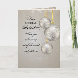 Katholieke Kerst, Elegant Feestdagen Kaart