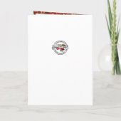 Katholieke Kerst Eucharistie Rode Rozen Feestdagen Kaart (Achterkant)