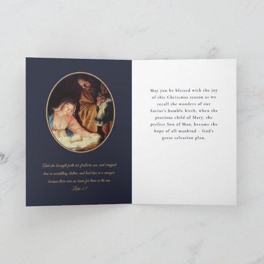  katholieke kerstfeestdag kaart (Binnen)