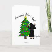 Katholieke kerstkaarten van non-profitorganisaties feestdagen kaart (Achterkant)