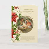 Katholieke kerstmis biedt Kaart aan (Voorkant)