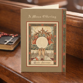 Katholieke kerstmis biedt Kaart aan