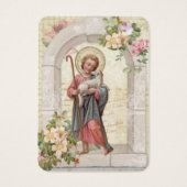 Katholieke Kind Jesus Funeral Prayer Memorial Kaar Visitekaartje (Voorkant)