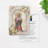 Katholieke Kind Jesus Funeral Prayer Memorial Kaar Visitekaartje (Bureau)