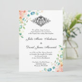 Katholieke Klassieke Eucalyptus Religieuze Weddens Kaart (Staand voorkant)