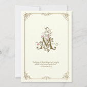 Katholieke klassieke legante religieuze weddenscha kaart (Achterkant)