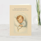 Katholieke kleinzoon gefeliciteerd met grootouders kaart (Voorkant)