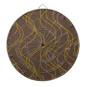 Katholieke, koele, trendy, decoratieve golvende li dartbord