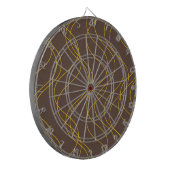Katholieke, koele, trendy, decoratieve golvende li dartbord (Voorkant Links)