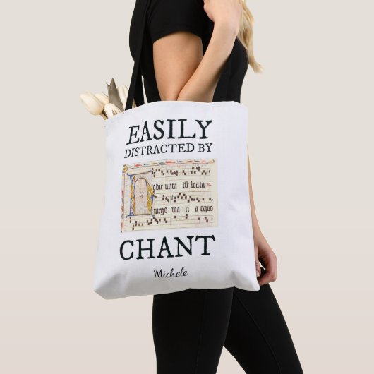 Katholieke koorzanger Chant repetitiemuziek Tote Bag (Dichtbij)