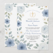 katholieke kruising Nuptiale massale religie Kaart (Voorkant / Achterkant)