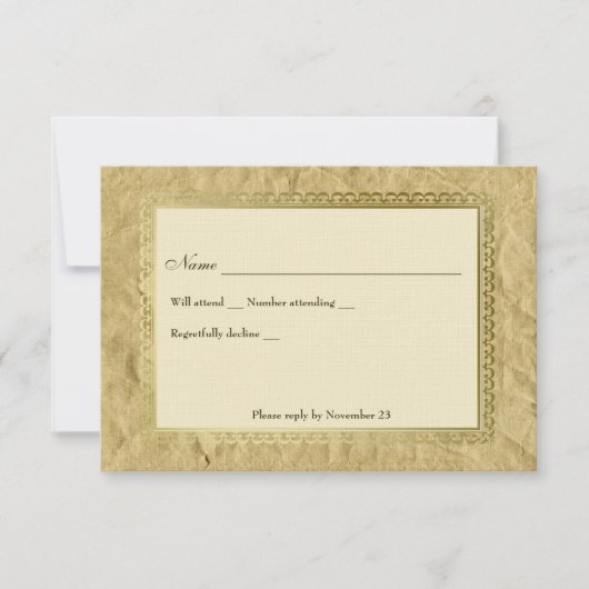 -katholieke kruisrivieren RSVP kaartje (Voorkant)