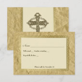 -katholieke kruisrivieren RSVP kaartje (Voorkant / Achterkant)